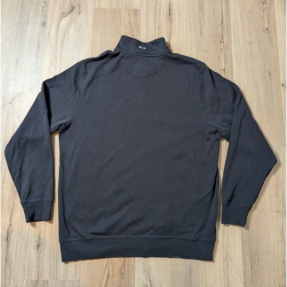Vineyard Vines Size L Sweater 1/4 Zip Soft Pima Cotton Long Sleeve Preppy Casual - Picture 4 of 8